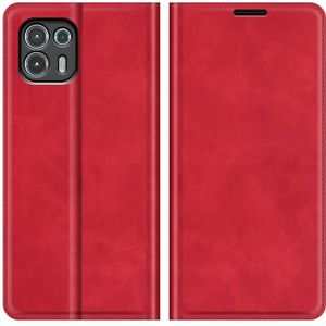 Motorola Edge 20 Lite Wallet Case Magnetic - Red