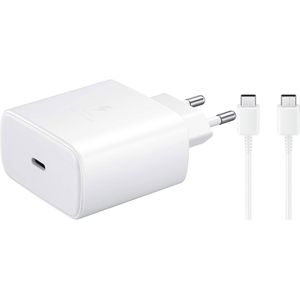 Samsung 45W USB-C Power Adapter with Cable - TA845 - White (bulk packed)