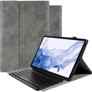 Galaxy Tab S8 Plus Vintage Bluetooth Keyboard Cover - QWERTY - Grey