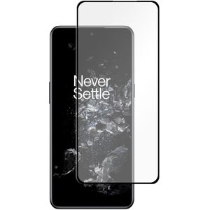 Full Cover Screenprotector OnePlus 10T Tempered Glass - black