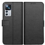 Xiaomi 12T / 12T Pro Wallet Case (Black)