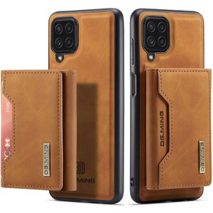 DG Ming Samsung Galaxy A22 4G 2 in 1 Magnetic Wallet Back Cover - (Brown)
