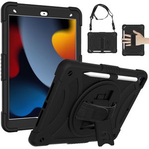 Apple iPad 10.2 Shock Proof Rotating 360 Case (Black)