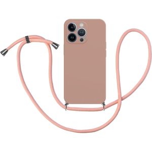 iPhone 13 Pro Necklace TPU Case - Light Pink
