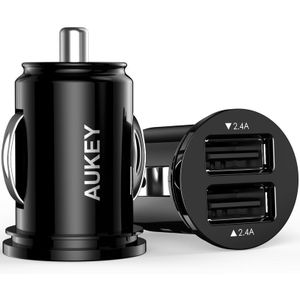 Aukey CC-S1 Dual USB Car Charger 4.8A (Black)