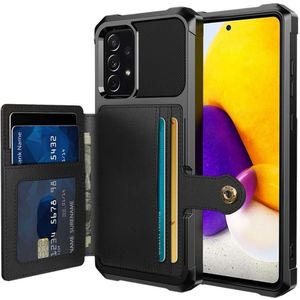 Magnetic Card Holder Hybrid Case Samsung Galaxy A53G - Black