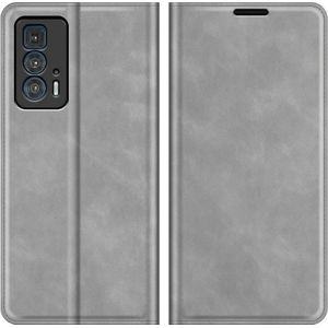 Motorola Edge 20 Pro Wallet Case Magnetic - Grey