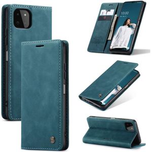CASEME Samsung Galaxy A22 5G Retro Wallet Case - Blue