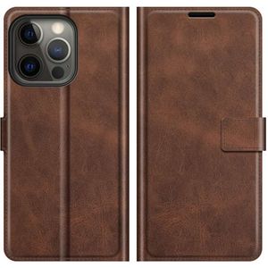 Apple iPhone 13 Pro Max TPU Wallet Case Magnetic - Brown