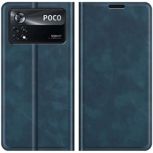 Xiaomi Poco X4 Pro Wallet Case Magnetic - Blue