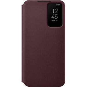 Samsung Galaxy S22+ Clear View Cover (Burgundy) - EF-ZS906CE