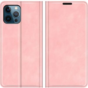 iPhone 12 Pro Max Magnetic Wallet Case - Pink