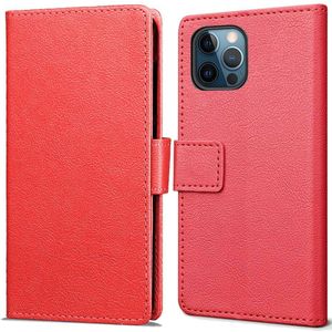 iPhone 12 Pro Max Classic Wallet Case - Red