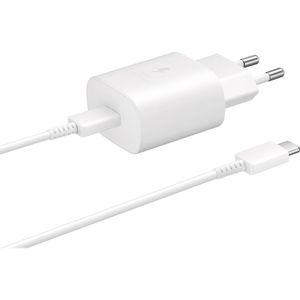 Samsung USB-C Fast Charger (25W) (White) - EP-TA800XW (with cable)