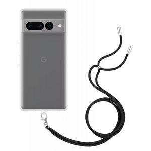 Google Pixel 7 Pro Soft TPU Case with Strap - (Clear)