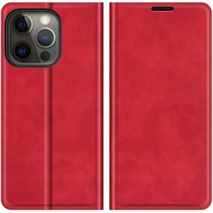 Apple iPhone 13 Pro Max Wallet Case Magnetic - Red