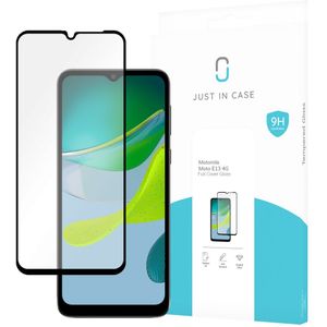 Motorola Moto E13 4G Full Cover Tempered Glass -  Screenprotector - Black