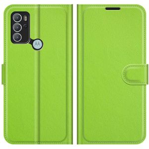 Motorola Moto G60s Book Wallet Case Texture - Green