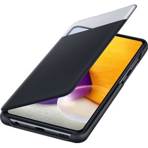 Samsung Galaxy A72 5G S View Wallet Cover (Black) - EF-EA725PBEGEW