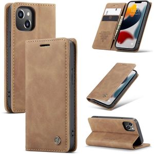 CASEME iPhone 13 Retro Wallet Case - Brown