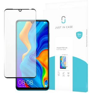 Huawei P30 Lite Full Cover Tempered Glass -  Screenprotector - Black