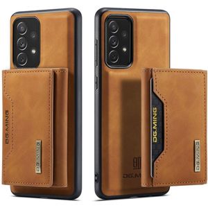 DG Ming Samsung Galaxy A73 2 in 1 Magnetic Wallet Back Cover - (Brown)