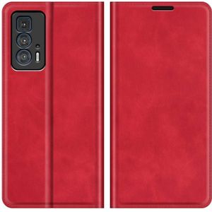 Motorola Edge 20 Pro Wallet Case Magnetic - Red