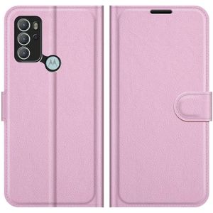 Motorola Moto G60s Book Wallet Case Texture - Pink