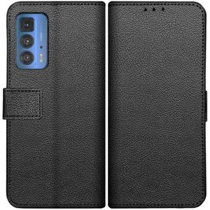 Motorola Edge 20 Pro Wallet Case (Black)