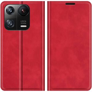 Xiaomi 13 Pro Wallet Case Magnetic - Red