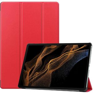 Samsung Galaxy Tab S8 Ultra Smart Tri-Fold Case (Red)