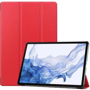 Samsung Galaxy Tab S8 Plus Smart Tri-Fold Case (Red)