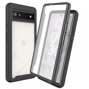360 Full Cover Defense Case Google Pixel 6a - Black