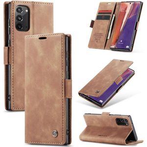 CASEME Samsung Galaxy Note 20 Retro Wallet Case - Brown