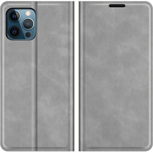 iPhone 12 Pro Max Magnetic Wallet Case - Grey