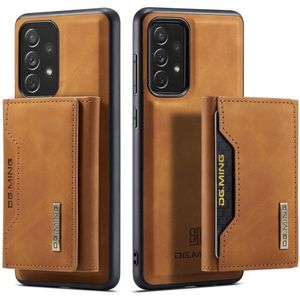 DG Ming Samsung Galaxy A33 2 in 1 Magnetic Wallet Back Cover - (Brown)