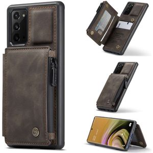 CASEME Samsung Galaxy Note 20 Back Cover Wallet Case (Coffee)