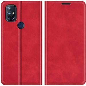 OnePlus Nord N10 Wallet Case Magnetic - Red