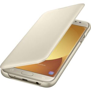 Samsung Galaxy J7 (2017) Wallet Cover (Gold) - EF-WJ730CF