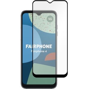 Full Cover Screenprotector Fairphone 4 Tempered Glass - black