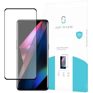 Oppo Find X3 Pro Full Cover Tempered Glass -  Screenprotector - Black