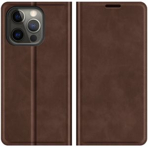 iPhone 13 Pro Magnetic Wallet Case - Brown