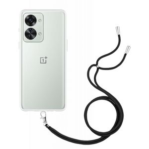 OnePlus Nord 2T Soft TPU Case with Strap - (Clear)