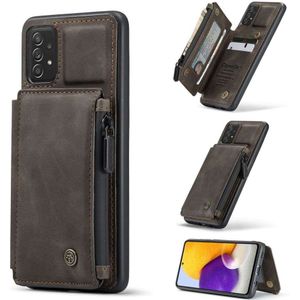 CASEME Samsung Galaxy A72 Back Cover Wallet Case (Coffee)
