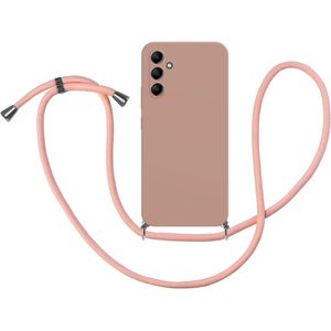 Samsung Galaxy A34 Necklace TPU Case - Light Pink