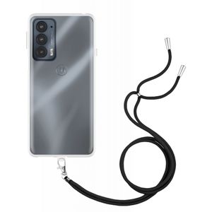 Motorola Edge 20 Soft TPU Case with Strap - (Clear)