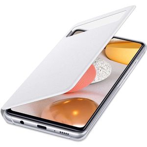 Samsung Galaxy A42 5G S View Wallet Cover (White) - EF-EA426PW