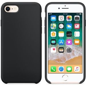Hochwertige iPhone 8/7 Silikon Hülle Zwart