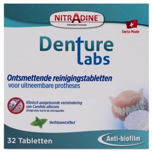 Nitradine reinigingstabletten voor anti-snurkbeugel - 32 stuks