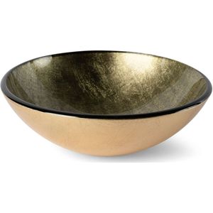 Luca Sanitair - Vetro Waskom - Rond - Goud - Gehard Glas